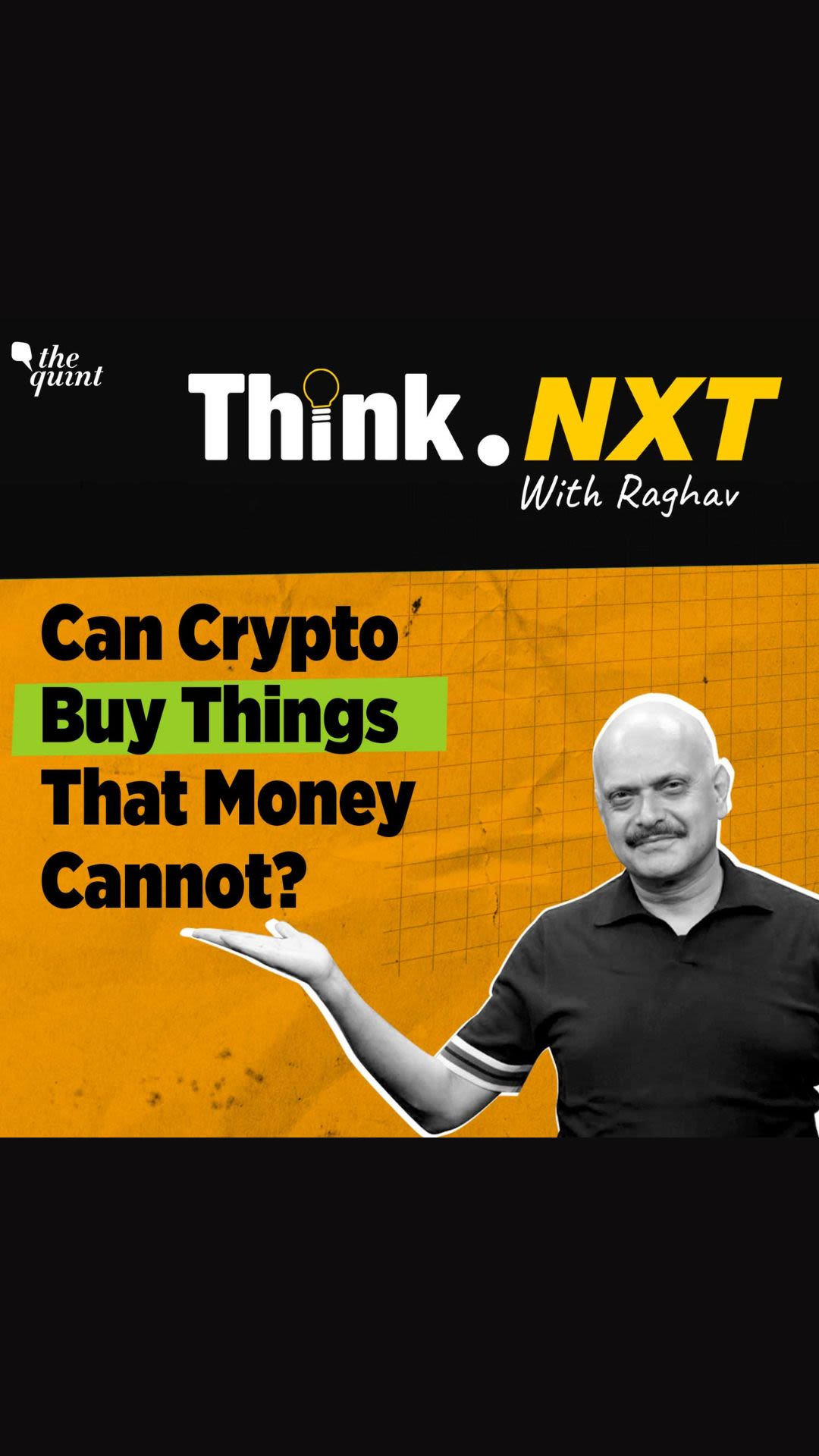 Think.Nxt Episode 1: Can Crypto Replace Money To Create A New Financial  Order?